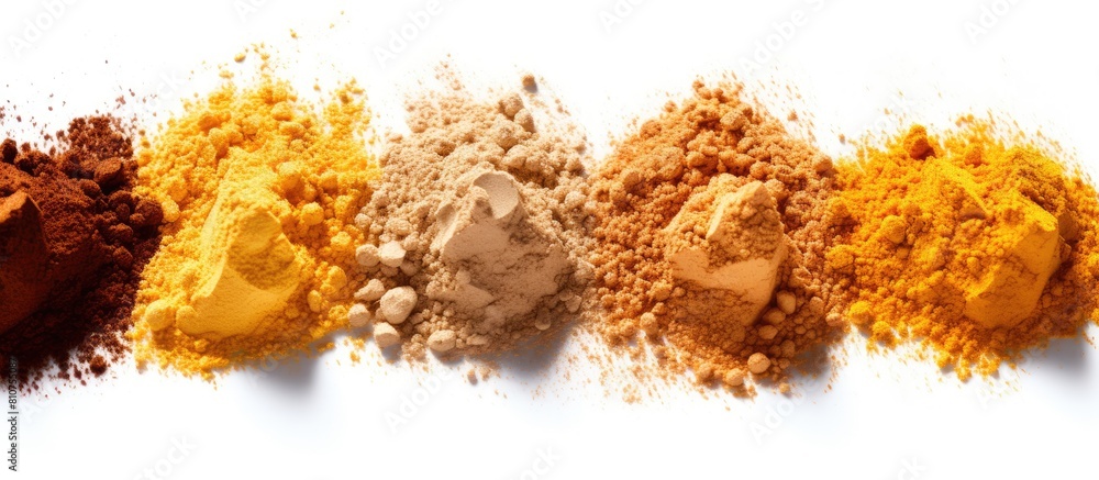 Aufkleber the golden highlighting powders are displayed on a white background creating a striking contrast the