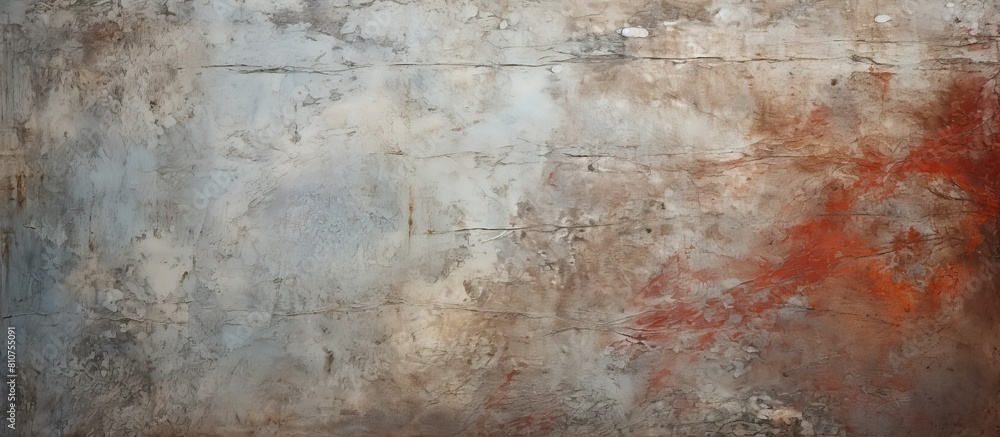 Poster Abstract grunge background with a textured and weathered slate or concrete surface featuring scratches stains and a distressed appearance perfect for copy space image