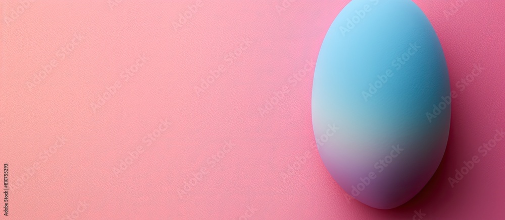 Poster Top view of a beauty blender on a colorful background with ample copy space for images
