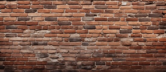 A copy space image featuring a brick wall as a background