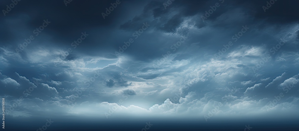 Fototapete The sky appears with a two tone color combining both clear and overcast elements There is a copy space image available