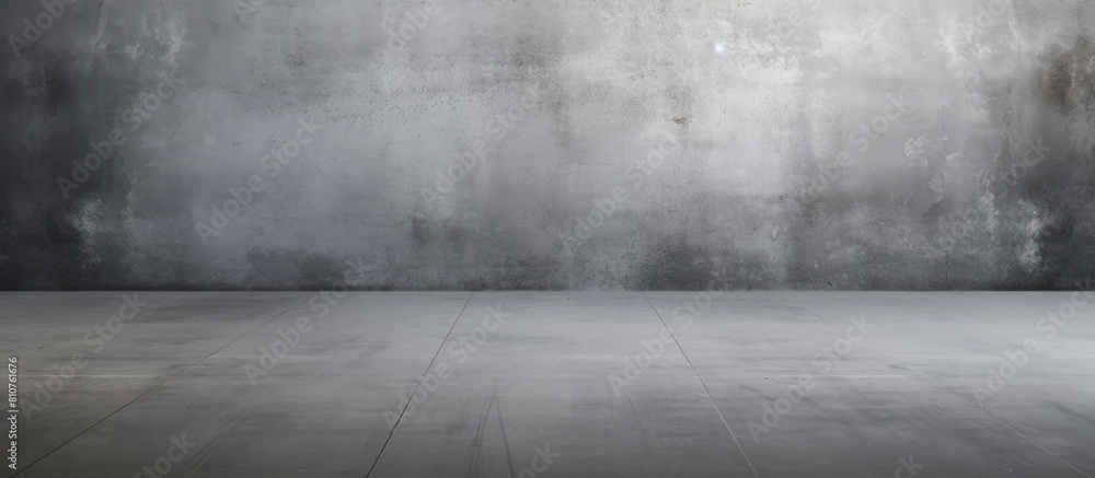 Poster Decorated copy space image featuring a background pattern with concrete floor or cement road texture