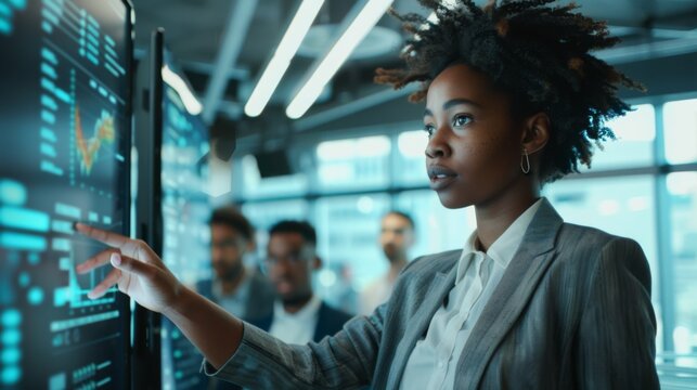 Professional Analyzing Digital Data