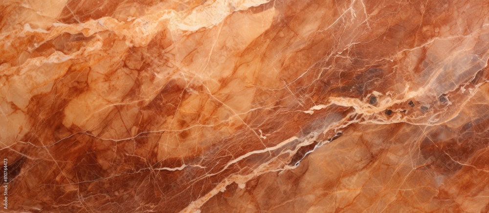 Poster A brown marble background with a cool and elegant appearance providing ample space for displaying images or text