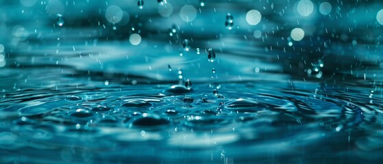 Water droplets suspended in the air, captured in the swimmers wake 8K , high-resolution, ultra HD,up32K HD