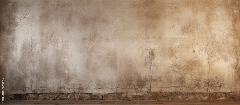 Poster The shabby light background of the old cement wall has a large rough plaster texture perfect for a copy space image 127 characters