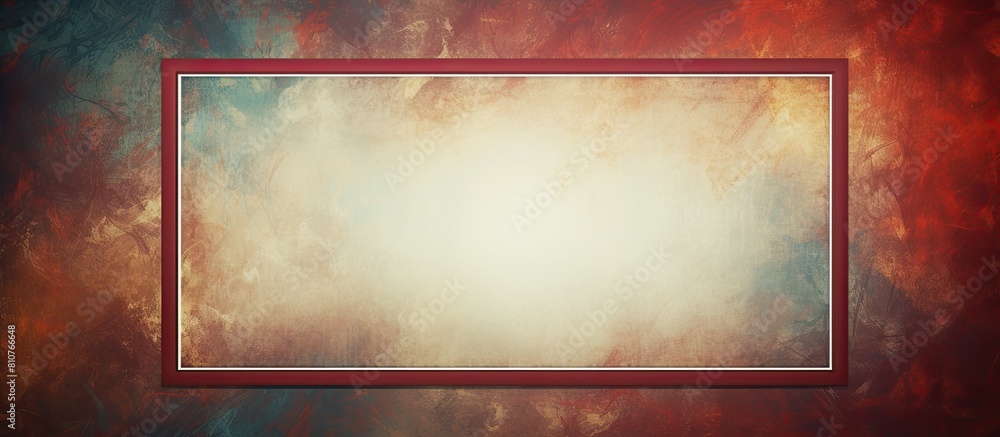 Poster the concept of an empty frame template with copy space image for a banner s background