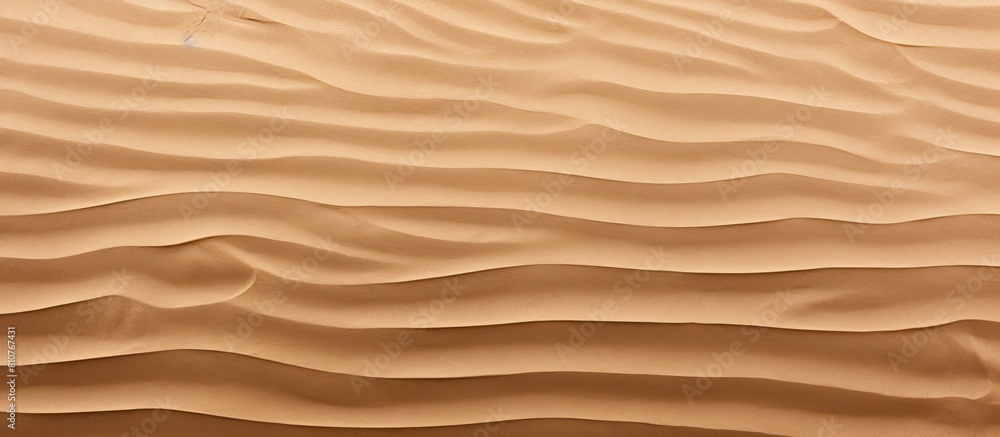 Poster closeup of sand texture with a horizontal beach pattern offering copy space for text