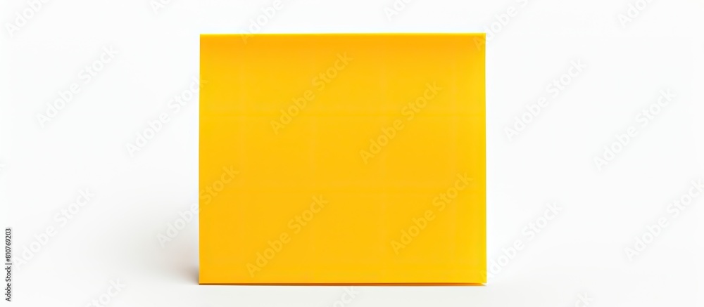 Aufkleber a copy space image of a sticky note against a white backdrop