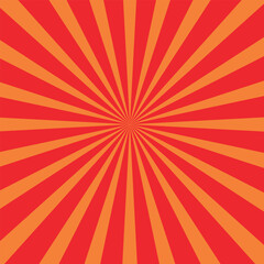 Sunburst retro radial background with sun ray. vector design.