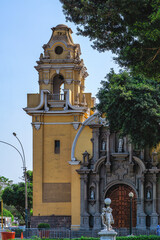 The Church of the Holy Cross, Barranco District, Lima, Peru.