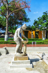 The statue of Danaide in Barranco, Lima, Peru