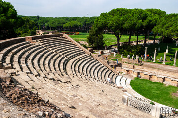 Theatre in Ostio Antica near Rome.