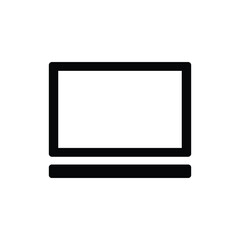 laptop notebook computer symbol mobile computing icon