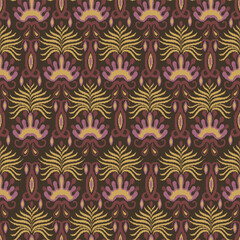 abstract seamless motif fabric patterns, abstract ikat, carpet, fabric, batik	