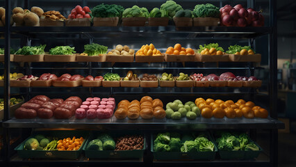 World food safety day, Food storage in store room, healthy food, save food and save the world, world food day