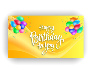 Birthday cake vector background design