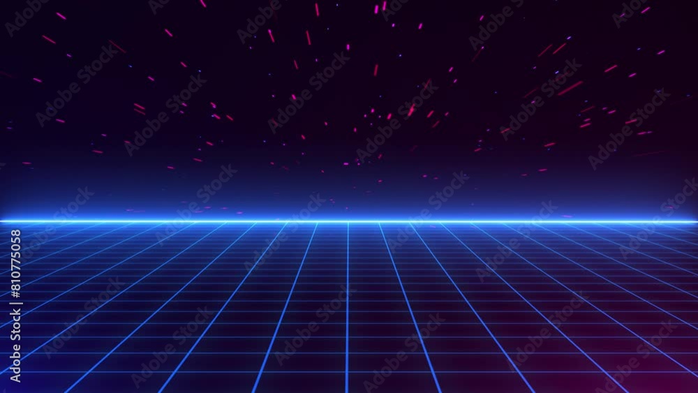 Poster wireframe net. abstract digital background. 80s, 90s retro futurism, retro wave cyber mesh or grid w