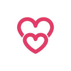 Love logo vector illustration