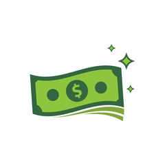 Money logo icon flat design