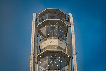 Detail of a Ferris Wheel from Poznan