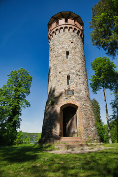 Askanierturm in Wildau in - Brandenburg - Deutschland - Werbellinsee - Barnim - Biosph&auml;renreservat - Schorfheide