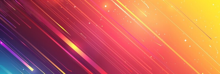Immerse yourself in the future with this abstract gradient background, adorned with transparent geometric lines and modern shiny diagonal rounded lines.