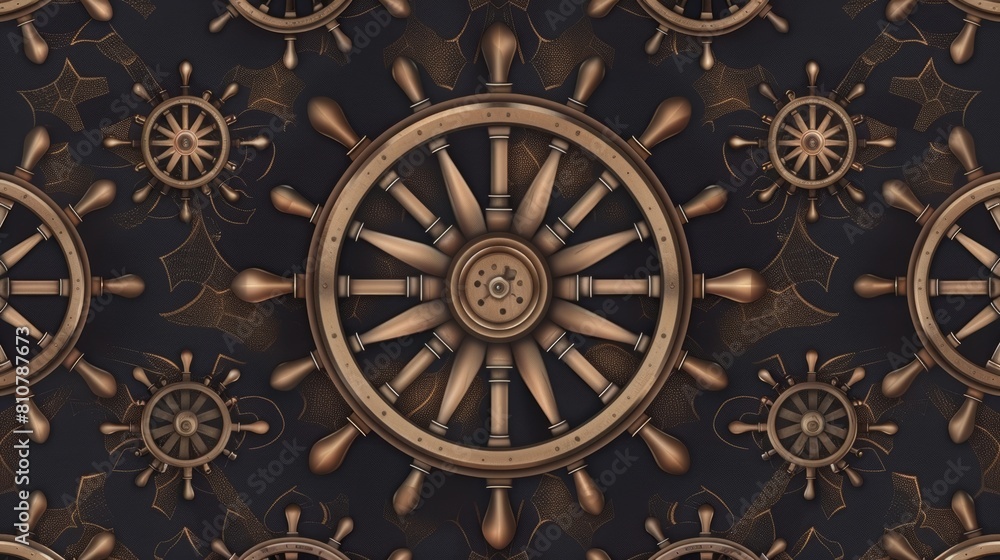 Poster design element with cross lines and steering wheel. can be used as packaging.