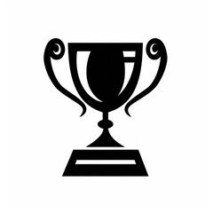  Glyph Style Award Winning Trophy Cup Icon or Symbol.