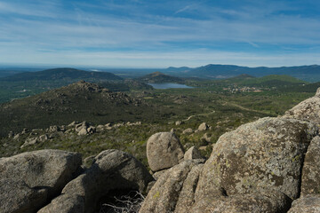 landscape, view, mountains, spring, nature, plants, spain, green