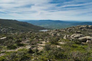 landscape, view, mountains, spring, nature, plants, spain, green