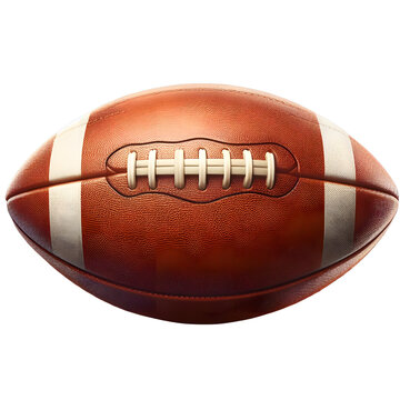 recommend clip art: American football isolated on transparent background