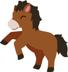 Obraz premium foal illustration