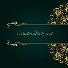 Luxury background with mandala ornament