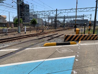 館林駅前の踏切