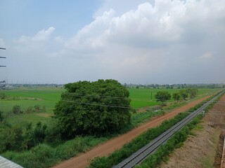 railway in the countryside