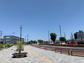館林駅前の景色