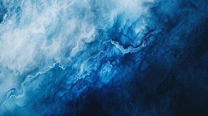 Abstract blue wave background