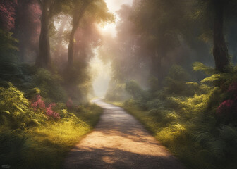 the way in the forest