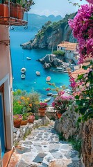 Fototapeta premium Mediterranean landscapes in summer.