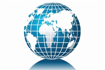 Stylish Global Representation in Blue and White