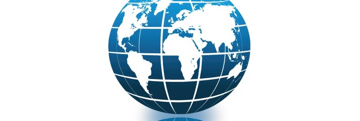 Stylish Global Representation in Blue and White