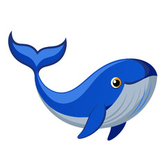 Fototapeta premium Blue whale icon. Cartoon illustration of blue whale vector icon for web
