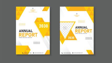 Corporate Book Cover Design Template in A4. Can be adapt to Brochure, Annual Report, Magazine,Poster, Business Presentation, Portfolio, Flyer, Banner, Website. Modern annual report
