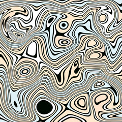 Fototapeta premium ABSTRACT ILLUSTRATION MARBLED TEXTURE LIQUIFY PSYCHEDELIC PASTEL SOFT COLORFUL DESIGN. OPTICAL ILLUSION DARK BACKGROUND VECTOR DESIGN