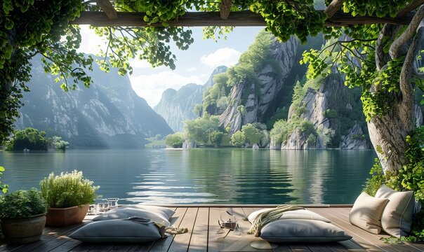 chillout on the lake