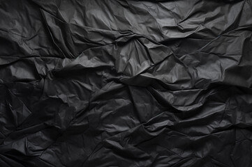 textura de papel negro arrugado.
