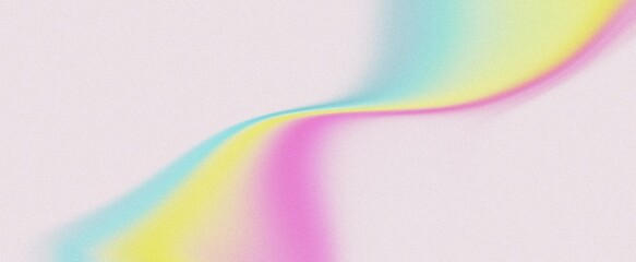 Abstract gradient blurred pattern colorful with realistic grain noise effect background, for art product design and social media, trendy and vintage style