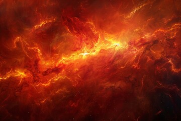 Dramatic Fiery Abstract Background Resembling Intense Heat and Flames
