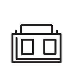 Suitcase Line Icon